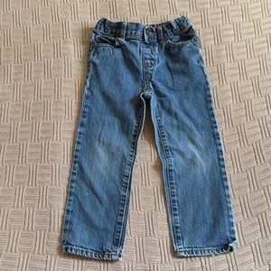 100% Cotton Kids Classic Blue Denim Jeans